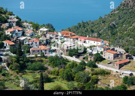 Palea Loutra, Halbinsel Methana, Argolis, Saronische Inseln, Peloponnes, Griechenland Stockfoto