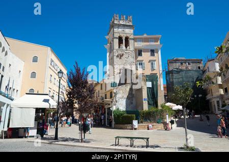 Annunziata Tower, Korfu, Griechenland, Kerkyra Stockfoto