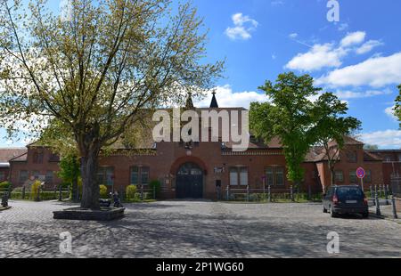 Gate 1, Gefängnis, Seidelstraße, Tegel, Reinickendorf, Berlin, Deutschland Stockfoto