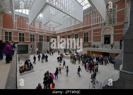Foyer, Rijksmuseum, Museumstraat, Amsterdam, Niederlande Stockfoto