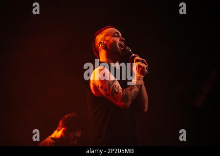 Cemetery Sun live in der Manchester Academy UK. 22. Februar 2023 Stockfoto