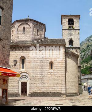 Kirche St. Mary Collegiate, Kotor Stockfoto