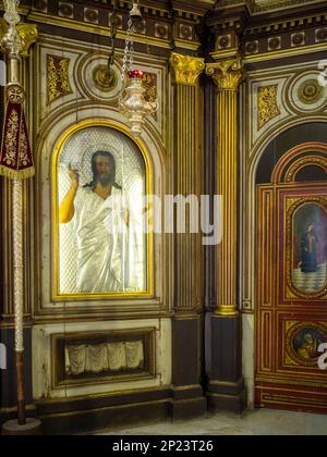 Kirche St. Nicholas Innenausstattung, Kotor Stockfoto