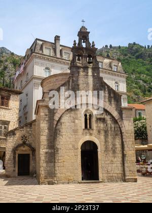 Kirche St. Luke, Kotor Stockfoto