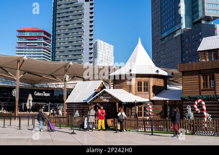 Diagonal Mar, Barcelona City, Katalonien, Spanien. Stockfoto