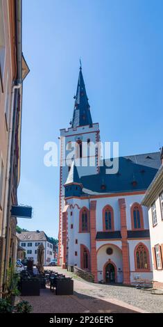 Sankt Goar: kirche St. Goar in Rheintal, Rheinland-Pfalz, Rheinland-Pfalz, Deutschland Stockfoto