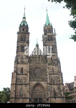 St.-Lorenz-Kirche in Nürnberg Stockfoto