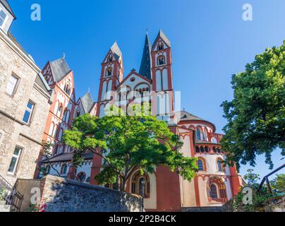 Limburg an der Lahn: Limburger Dom in Lahntal, Hessen, Hessen, Deutschland Stockfoto