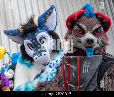 Glasgow, Schottland, Großbritannien. 4. März 2023. Die Acme Comic Con im SEC Centre. Kredit: Skully/Alamy Live News Stockfoto