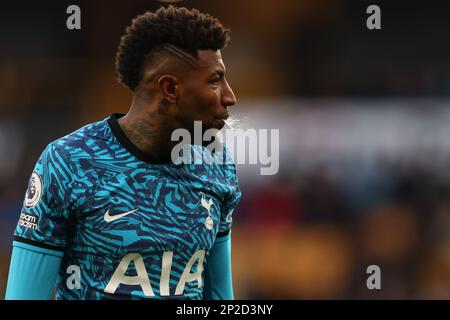 4. März 2023; Molineux Stadium, Wolverhampton, West Midlands, England; Premier League Football, Wolverhampton Wanderers gegen Tottenham Hotspur; Emerson von Tottenham Hotspur Stockfoto