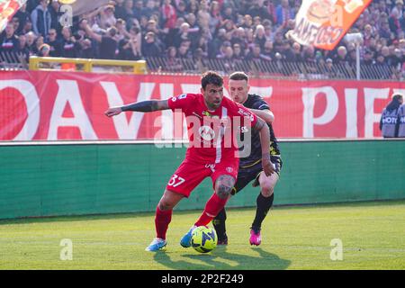 Monza, Italien. 04. März 2023. Andrea Petagna (AC Monza) während des Spiels AC Monza vs Empoli FC, italienische Fußballserie A in Monza, Italien, März 04 2023 Kredit: Independent Photo Agency/Alamy Live News Stockfoto