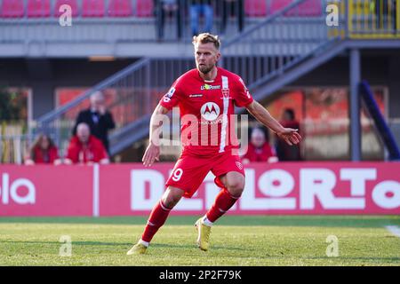 Monza, Italien. 04. März 2023. Christian Gytkjaer (AC Monza) während des Spiels AC Monza vs Empoli FC, italienisches Fußballspiel Serie A in Monza, Italien, März 04 2023 Kredit: Independent Photo Agency/Alamy Live News Stockfoto