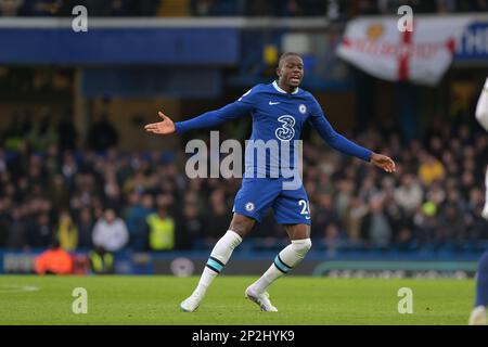 London, Großbritannien. 04. März 2023. London UK 4. März 2023Denis Zakaria of Chelsea während des Spiels Chelsea gegen Leeds United Premier League auf der Stamford Bridge London Credit: MARTIN DALTON/Alamy Live News Stockfoto