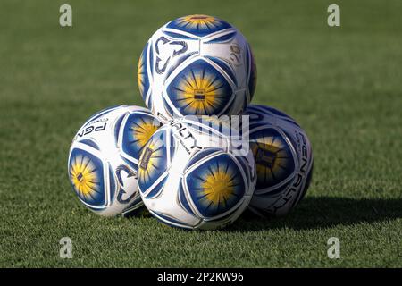 Recife, Brasilien. 04. März 2023. PE - Recife - 03/04/2023 - COPA DO NORDESTE 2023, NAUTICO X SPORT - der Spielball, der vor dem Spiel zwischen Nautico und Sport im Aflitos-Stadion für die Pernambucano-Meisterschaft 2023 gesehen wurde. Foto: Rafael Vieira/AGIF/Sipa USA Kredit: SIPA USA/Alamy Live News Stockfoto