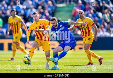 Madrid, Spanien. 04. März 2023. La Liga 04. März 2023; Stadium Coliseo Alfonso Perez, Madrid, Spanien; La Liga Santander für Herren, Getafe vs Girona 900/Cordon Press Credit: CORDON PRESS/Alamy Live News Stockfoto