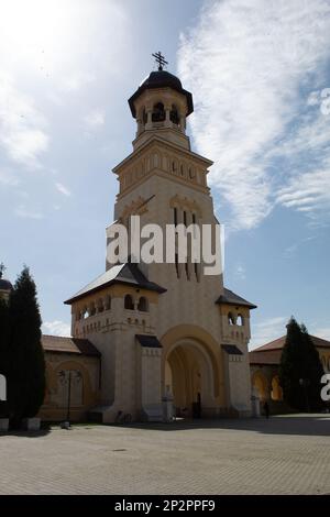 Der Eingang zur Zitadelle von Alba Carolina in Alba Iulia, Rumänien Stockfoto