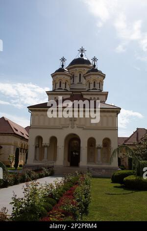 Die Krönungskathedrale in der Zitadelle von Alba Carolina in Alba Iulia, Rumänien Stockfoto