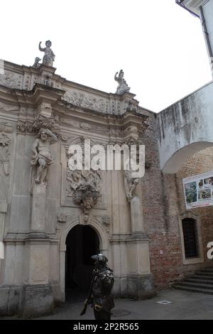 Das Dritte Tor, die Zitadelle von Alba Carolina, in Alba Iulia, Rumänien Stockfoto