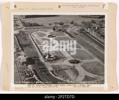 Philippine Island - Manila, Luftfoto. Stockfoto