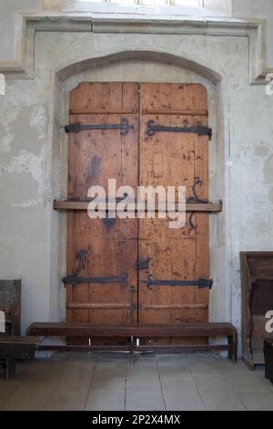 Die Kirche auf dem Hügel in Sighișoara, Rumänien Stockfoto