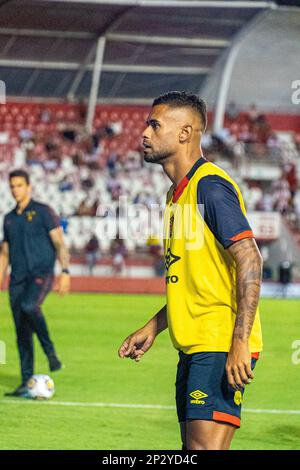 Recife, Brasilien. 04. März 2023. Náutico erhält diesen Samstag (04 Uhr) Sport in The Complicted, das Spiel gilt für den Northeast Cup. Kredit: Thiago Lemos/FotoArena/Alamy Live News Stockfoto