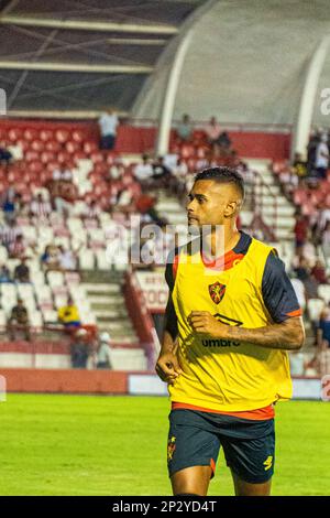Recife, Brasilien. 04. März 2023. Náutico erhält diesen Samstag (04 Uhr) Sport in The Complicted, das Spiel gilt für den Northeast Cup. Kredit: Thiago Lemos/FotoArena/Alamy Live News Stockfoto