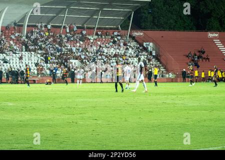 Recife, Brasilien. 04. März 2023. Náutico erhält diesen Samstag (04 Uhr) Sport in The Complicted, das Spiel gilt für den Northeast Cup. Kredit: Thiago Lemos/FotoArena/Alamy Live News Stockfoto