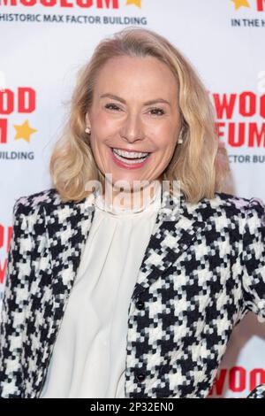 Los Angeles, USA. 4. März 2023. Schauspielerin Meredith Thomas besucht das Hollywood Museum bei der Enthüllung von Film Legend Mary Pickford's Ball Gown im Hollywood Museum, Los Angeles, CA, 4. März 2023 Kredit: Eugene Powers/Alamy Live News Stockfoto