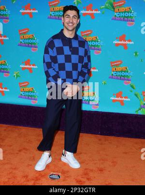 Los Angeles, USA. 04. März 2023. Trevor Tordjman nimmt am Samstag, den 4. März 2023, an den Nickelodeon Kids Choice Awards 2023 Teil, die im Microsoft Theater in Los Angeles, Kalifornien, stattfinden. (Foto: Juan Pablo Rico/Sipa USA) Guthaben: SIPA USA/Alamy Live News Stockfoto