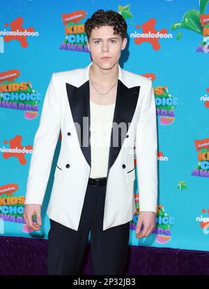 Los Angeles, USA. 04. März 2023. Case Walker wird am Samstag, den 4. März 2023 bei den Nickelodeon Kids Choice Awards 2023 im Microsoft Theater in Los Angeles, Kalifornien, verliehen . (Foto: Juan Pablo Rico/Sipa USA) Guthaben: SIPA USA/Alamy Live News Stockfoto
