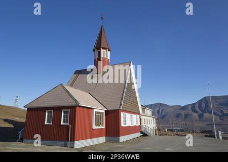 Die nördlichste Kirche der Welt, Svalbard Kirke, Longyearbyen, Spitsbergen, Svalbard Stockfoto