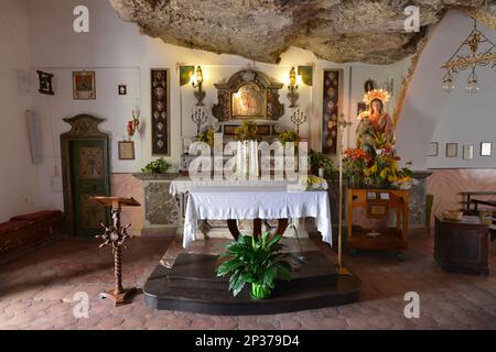 Santuario Madonna della Rocca, Taormina, Sizilien, Italien Stockfoto