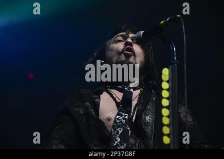 Le Vibrazioni während der Club Tour 2023 am 4. März 2023 am Largo Venue in Rom, Italien. Stockfoto