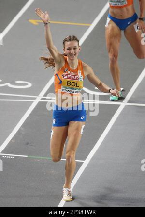 Femke Bol aus den Niederlanden, 400m Frauen bei der European Athletics Indoor Championship 2023 am 4. März 2023 in der Atakoy Arena in Istanbul, Türkei - Photo Laurent Lairys / DPPI Stockfoto