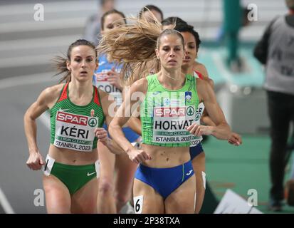 Anita Horvat von Slowenien, Halbfinale 800 m Frauen bei der Europameisterschaft der Leichtathletik in der Halle 2023 am 4. März 2023 in der Atakoy Arena in Istanbul, Türkei - Photo Laurent Lairys / DPPI Stockfoto