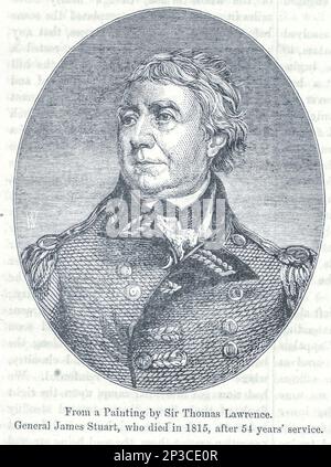 General James Stuart (ca. 1699.-27. April 1768) war ein schottischer Soldat und Politiker. Aus dem Buch " A history of the Scottish Highlands, Highland Clans and Highland Regiments " Band 2 von Maclauchlan, Thomas, 1816-1886; Wilson, John, 1785-1854; Keltie, John Scott, Sir, 1840-1927 Publication date 1875 Publisher Edinburgh ; London : A. Fullarton Stockfoto