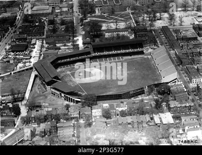 Luftaufnahme des Griffith-Stadions in Washington, DC Stockfoto