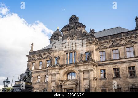 Sachsisches Standehaus - Oberlandesgericht Dresden - Dresden, Soxony, Deutschland Stockfoto