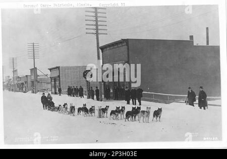 Alaska - Fairbanks, Luftfoto. Stockfoto