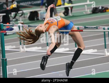 Istanbul, Türkei. 05. März 2023. Britt WEERMAN von den Niederlanden anlässlich der europäischen Leichtathletik-Hallenmeisterschaft 2023 am 5. März 2023 in der Atakoy Arena in Istanbul, Türkei - Foto Laurent Lairys/ABACAPRESS.COM Kredit: Abaca Press/Alamy Live News Stockfoto