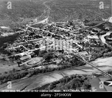 Arizona - Oraibi durch Yuma, Luftfoto. Stockfoto