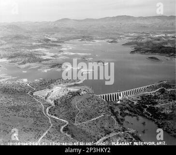 Arizona - Oraibi durch Yuma, Luftfoto. Stockfoto