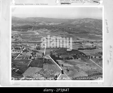 Kalifornien - Escondido, Luftfoto. Stockfoto