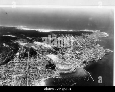 Kalifornien - Monterey, Luftfoto. Stockfoto