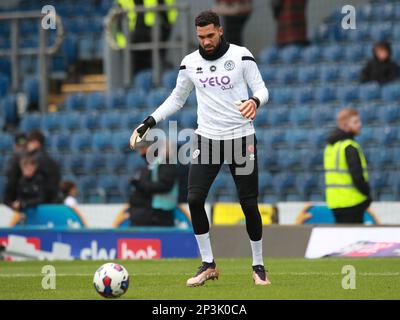 Blackburn, England, 4. März 2023. Wes Foderingham aus Sheffield Utd während des Sky Bet Championship-Spiels in Ewood Park, Blackburn. Das Bild sollte lauten: Simon Bellis/Sportimage Stockfoto