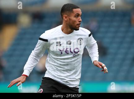 Blackburn, England, 4. März 2023. Max Lowe von Sheffield Utd während des Sky Bet Championship-Spiels in Ewood Park, Blackburn. Das Bild sollte lauten: Simon Bellis/Sportimage Stockfoto