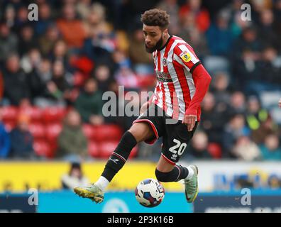 Blackburn, England, 4. März 2023. Jayden Bogle von Sheffield Utd während des Sky Bet Championship-Spiels in Ewood Park, Blackburn. Das Bild sollte lauten: Simon Bellis/Sportimage Stockfoto