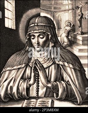 Bridget von Schweden, St. Birgitta, c. 1303 – 1373 Stockfoto