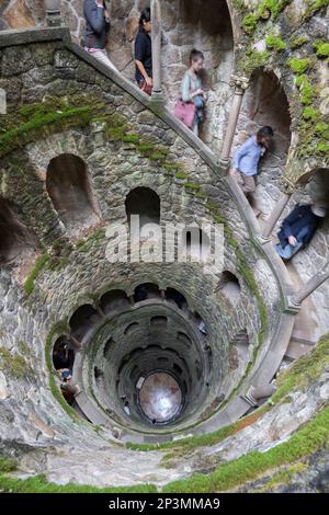 Gute Initiation in Quinta da Regaleira, Sintra, Lissabon, Portugal, Europa Stockfoto