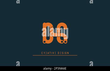 Alphabet Buchstaben Initialen Monogramm Logo DC , CD Stock Vektor
